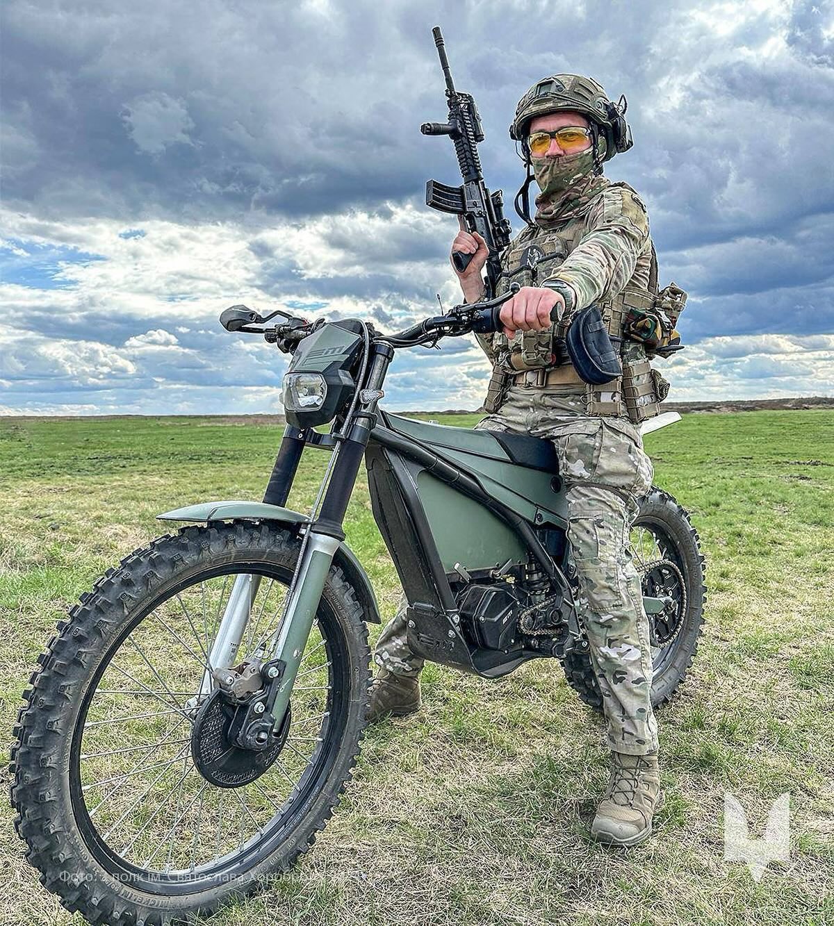 German E-Bike in service with Ukrainian special unit