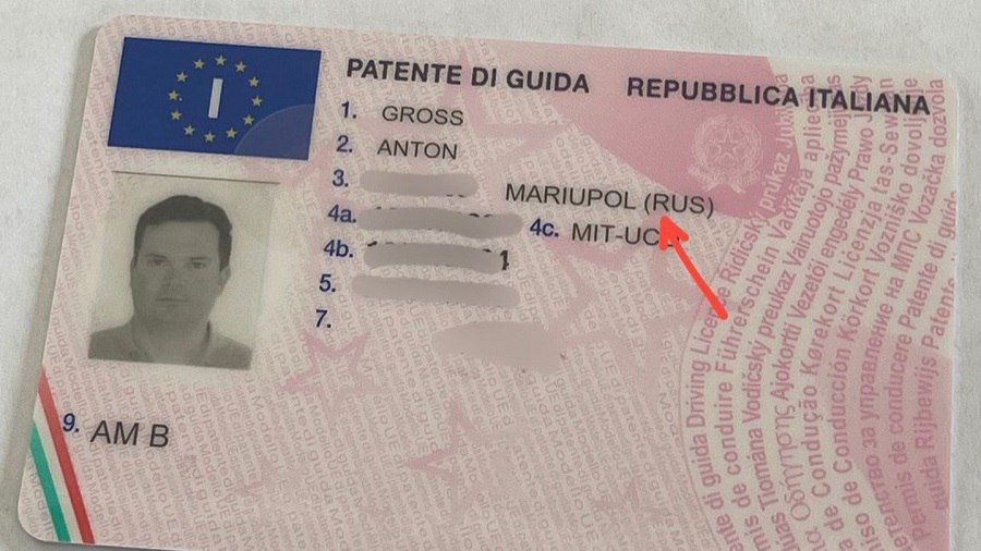 Mariupol mistakenly listed as Russian in Italy