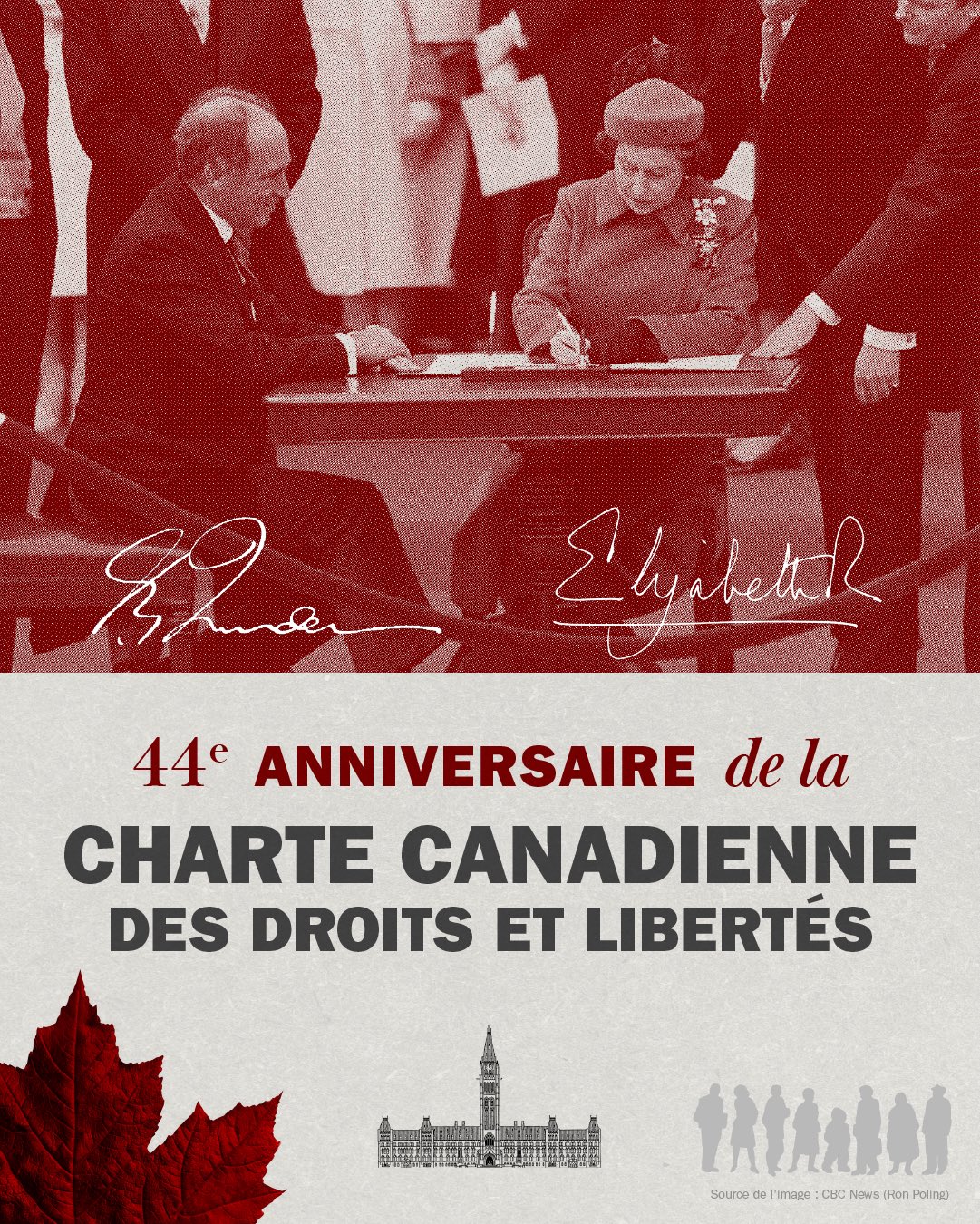 44th Anniversary of the Canadian Charter of Rights and Freedoms