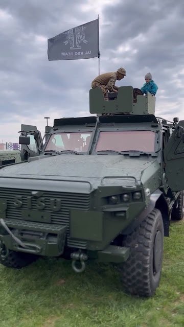 Finnish Sisu GTP 4×4 armored vehicles join Ukrainian Special Operations Forces.