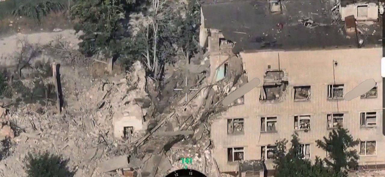 Result of the Ukrainian airstrike