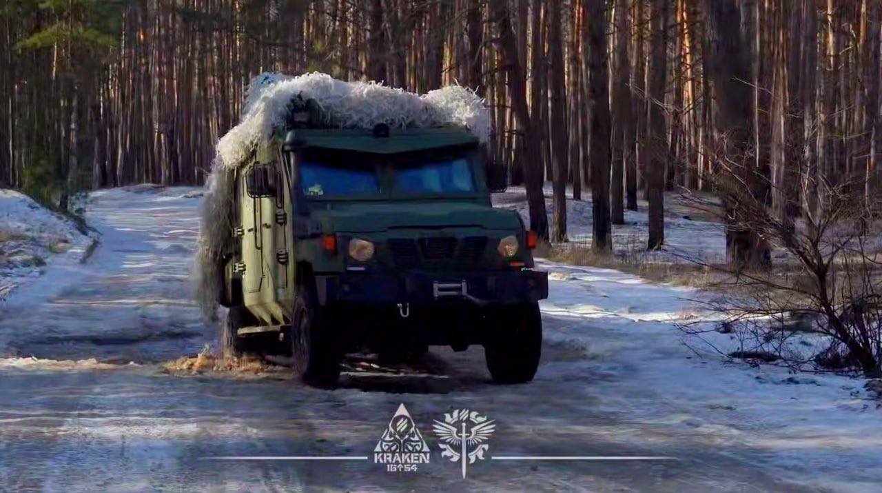 Ukrainian UAT-TISA Armored Vehicle on Toyota Land Cruiser 79