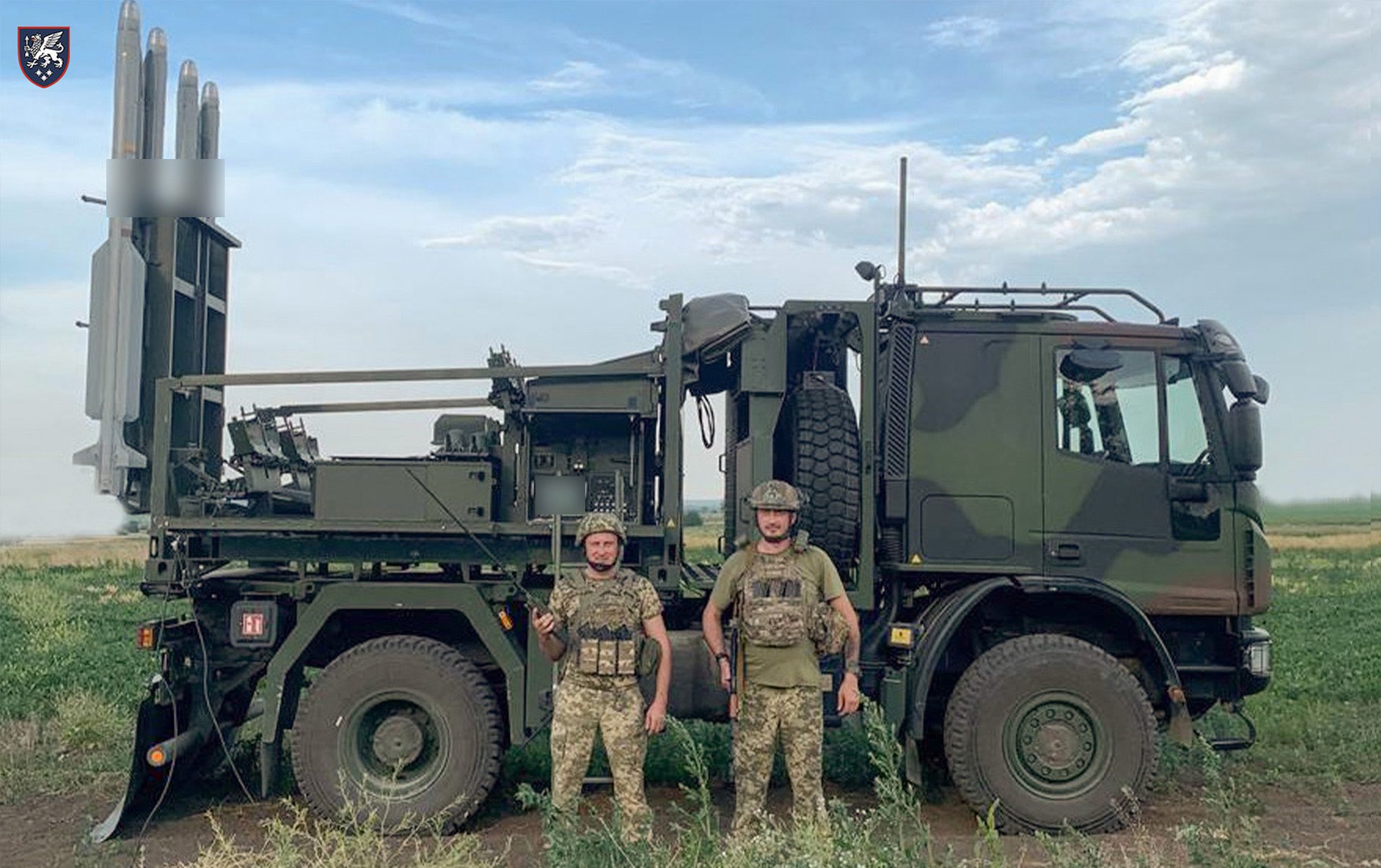 German IRIS-T SLS in service with Ukrainian 540th Brigade