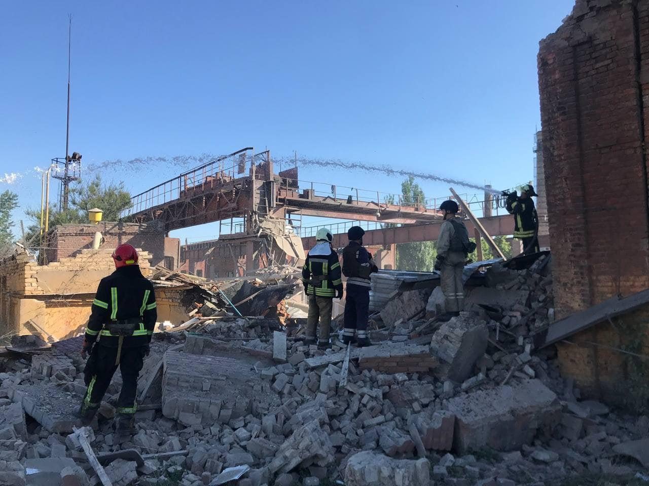 Russian shelling destroys Vistek plant in Bakhmut