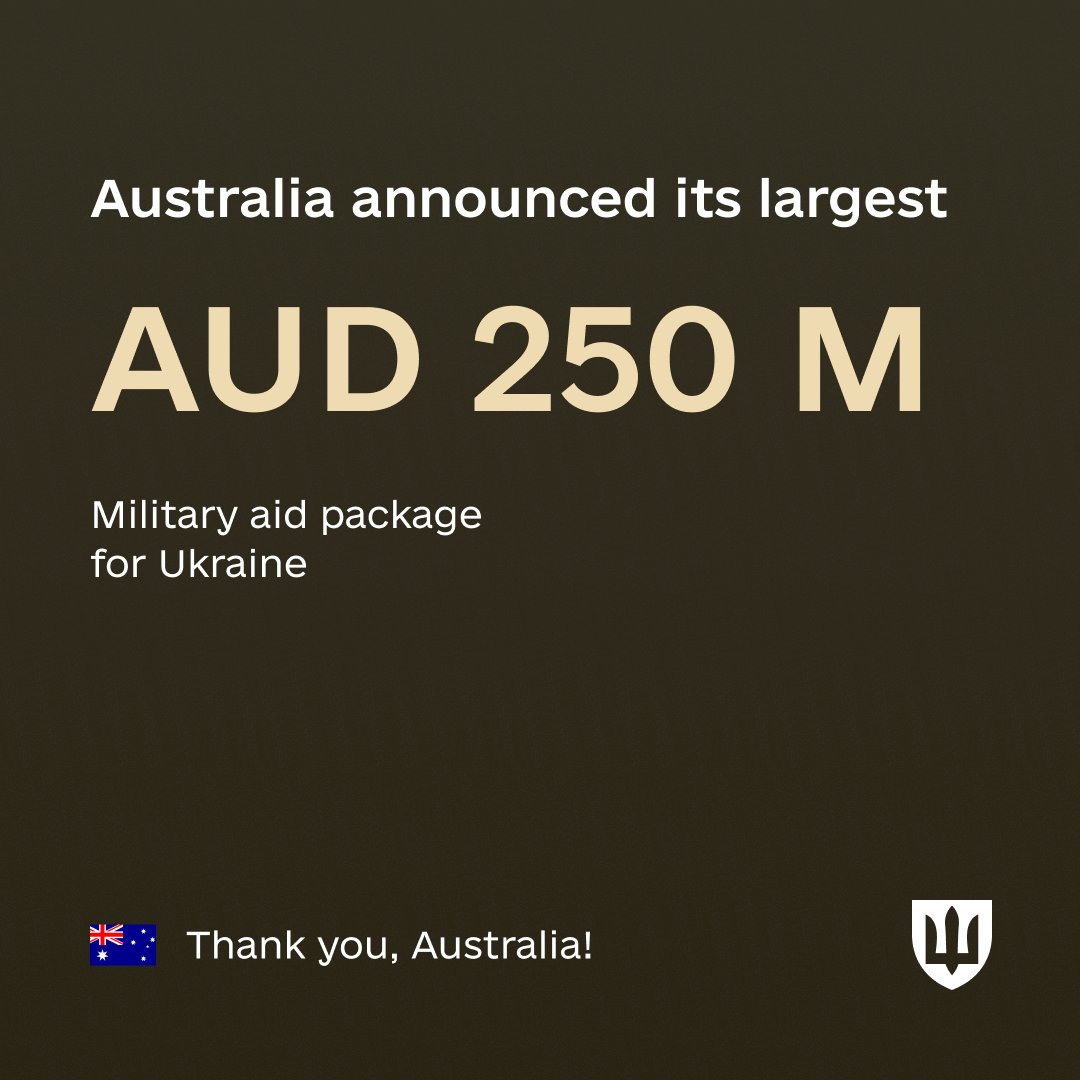 Australia annonce 250M$ d’aide militaire à l’Ukraine