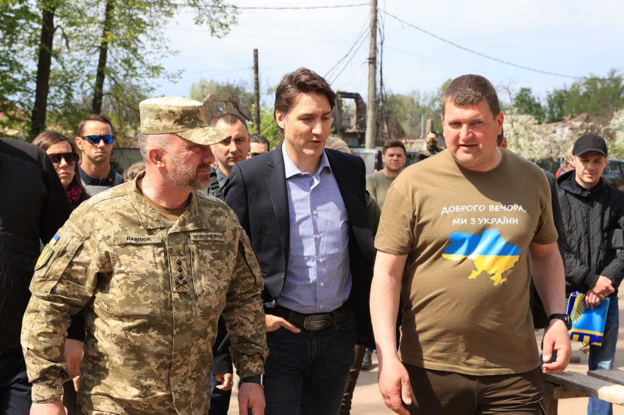 Trudeau visits Irpin to witness Russian aggression aftermath