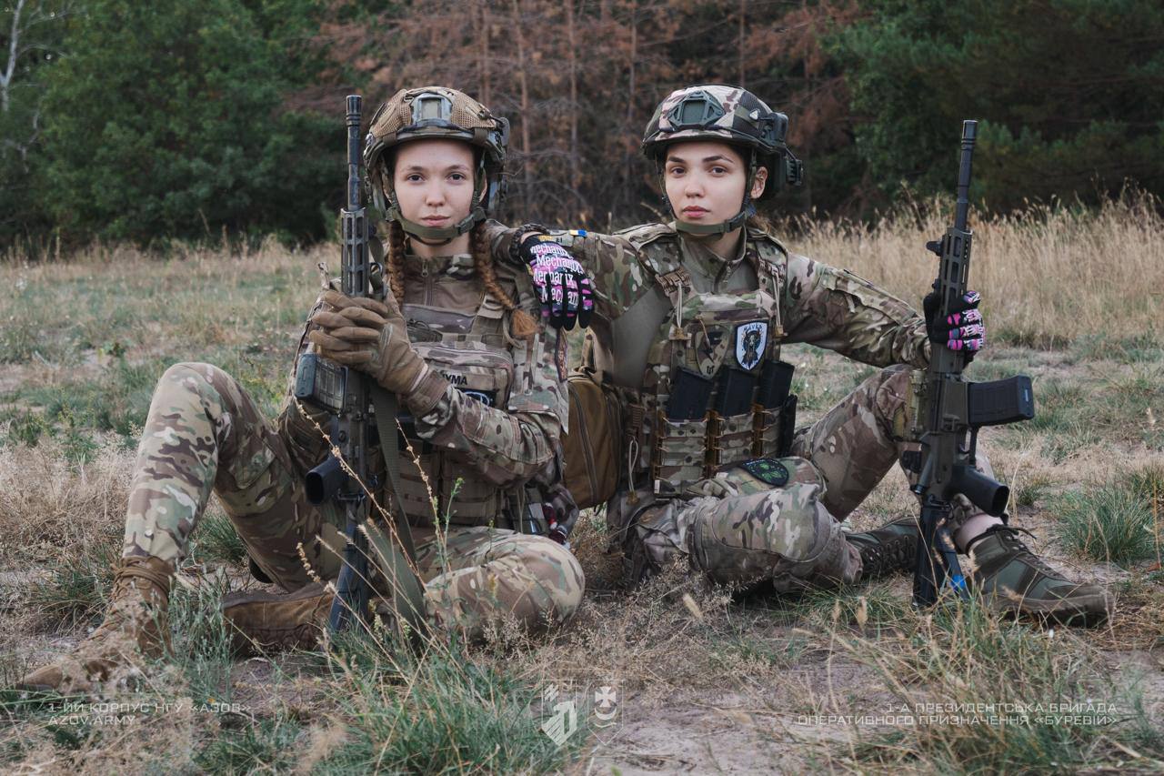 Two sisters defend Ukraine in ‘Burevii’ Brigade
