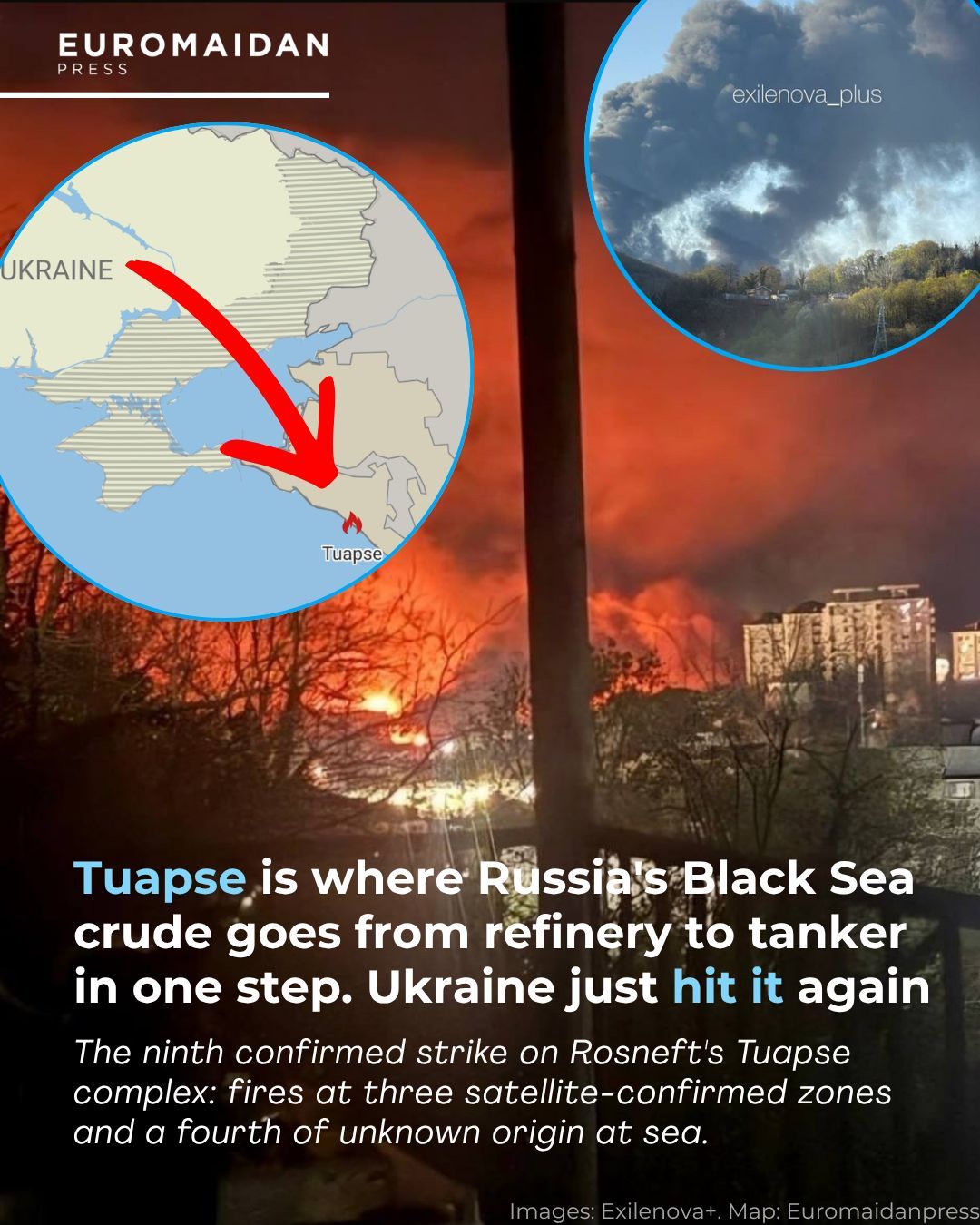 Ukraine Strikes Rosneft Tuapse Refinery and Black Sea Terminal Again