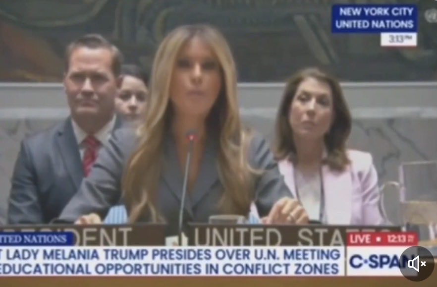 Melania: Tell Netanyahu and Putin to stop bombing schools – the main educational opportunity