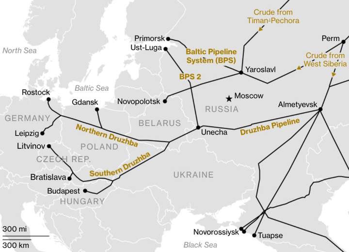 Slovakia Halts Oil Imports Via Druzhba Pipeline After Hungary