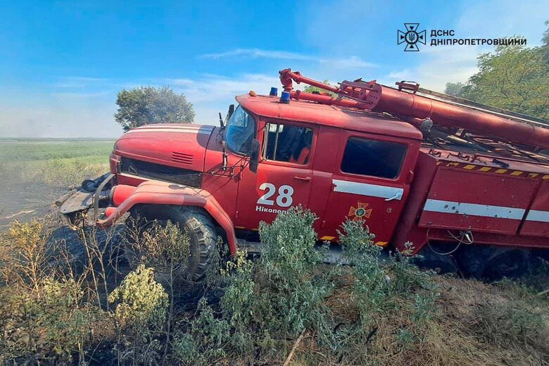 Occupiers attacked rescuers with drones in Nikopol district, one injured