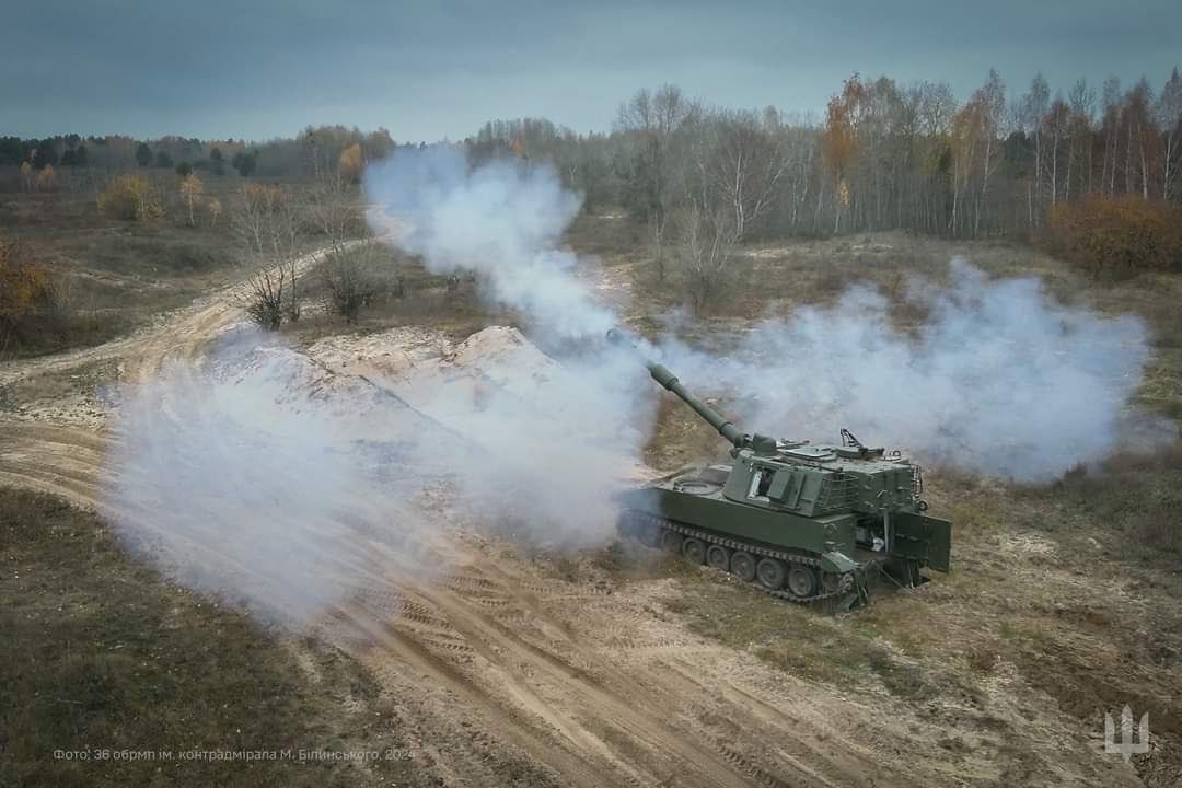First appearance of the M109A4 155 mm self-propelled gun