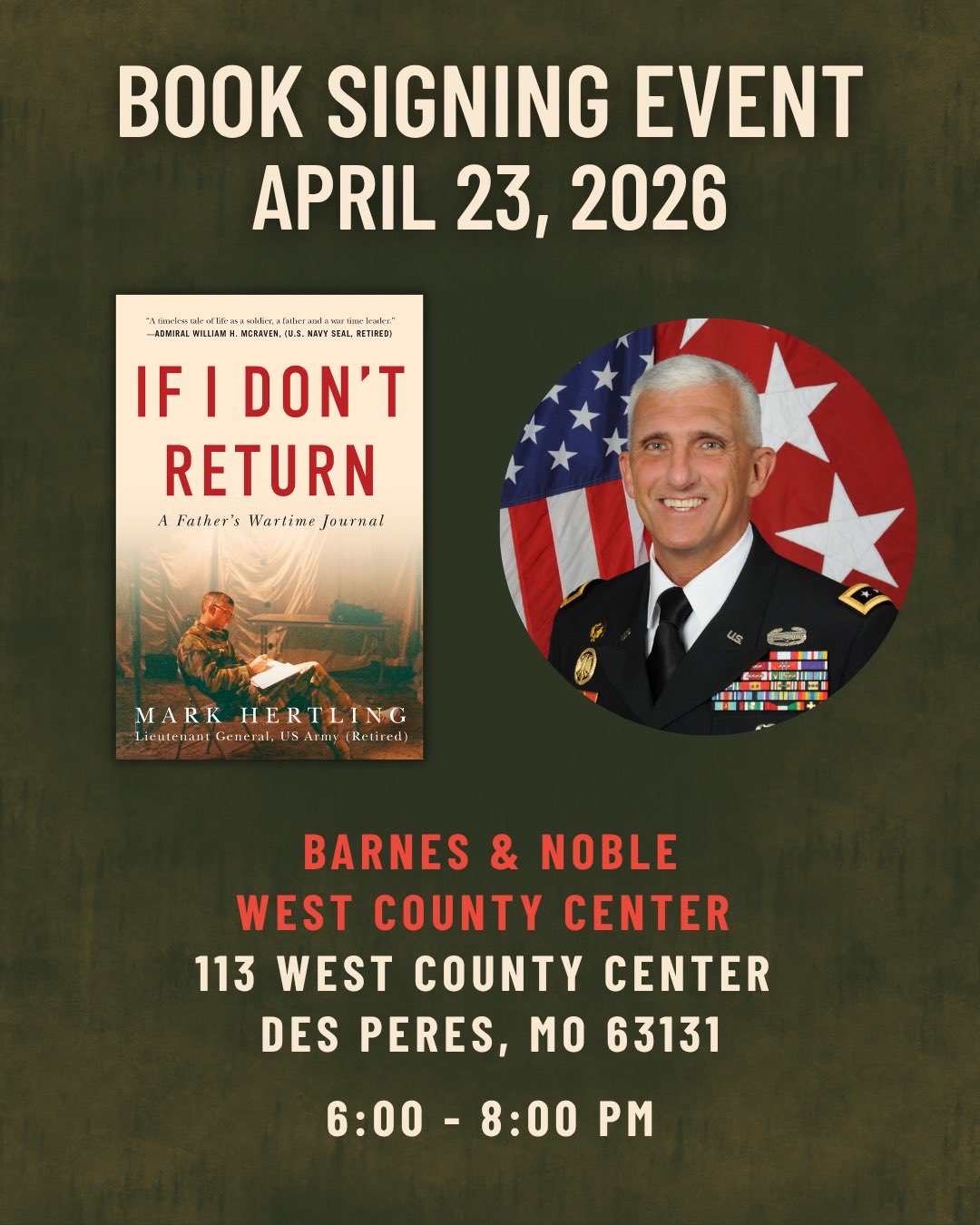 Book Signing at West County Center Barnes and Noble St Louis