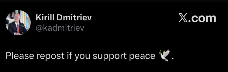 Dmitriev, a disgrace to humanity: Russian post
