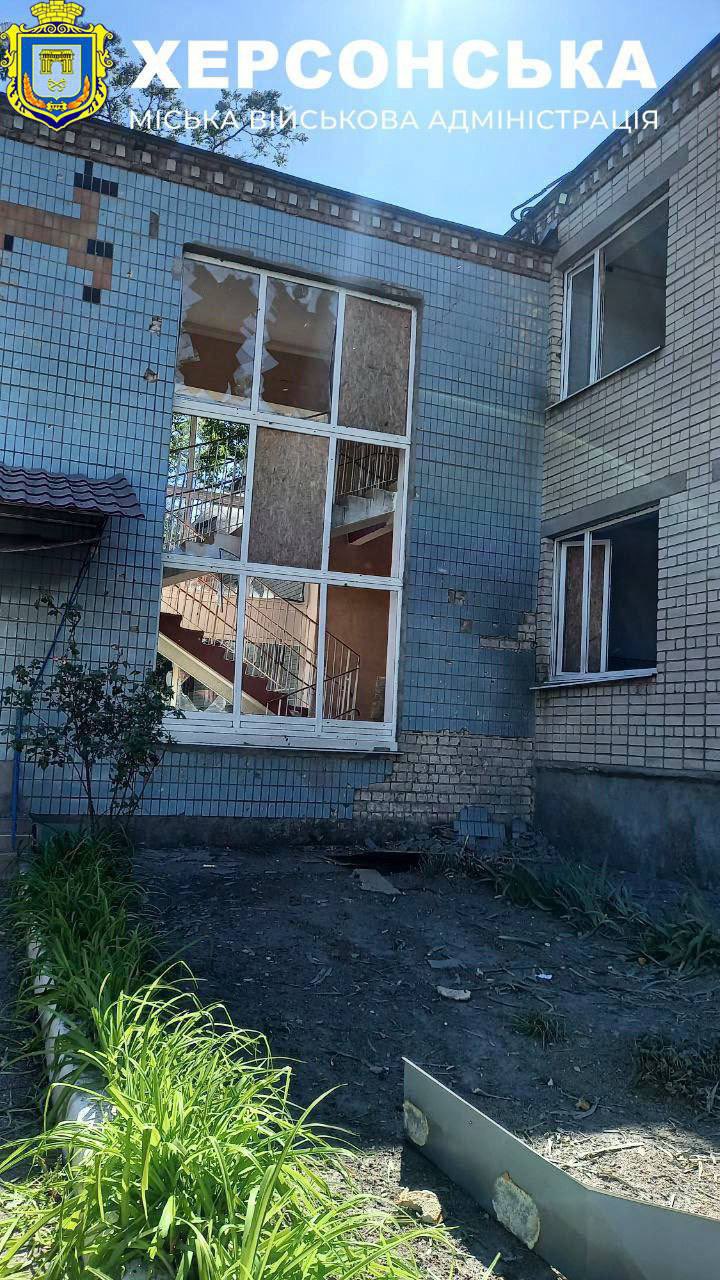 Russian troops hit two preschools in Kherson’s Dnipro district