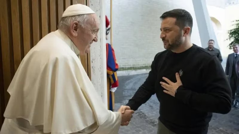 Zelensky to meet Pope Francis at G7 summit on June 14