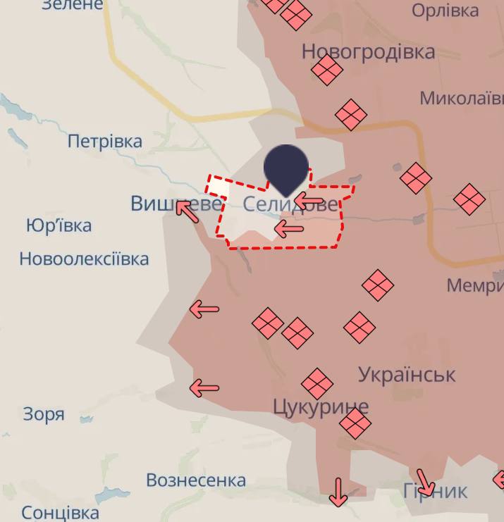 Russians target civilians in Selidovo