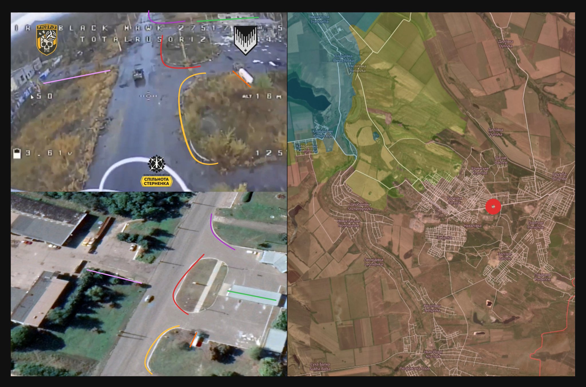 Ukrainian drone strike hits Russian Lada in Toretsk