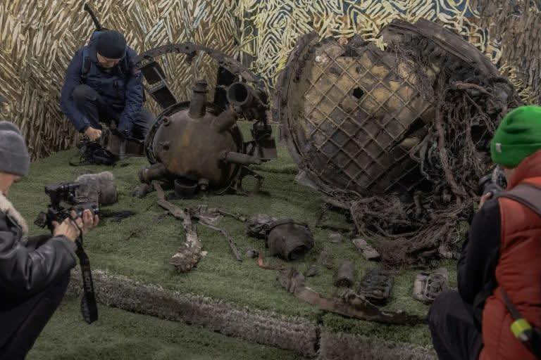 Ukraine reveals fragments of a new Russian missile