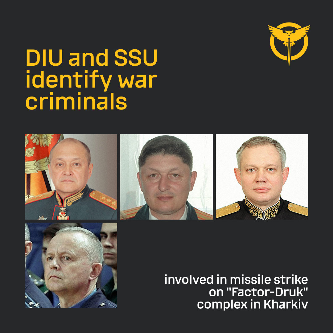DIU and SSU identify war criminals in Kharkiv missile strike