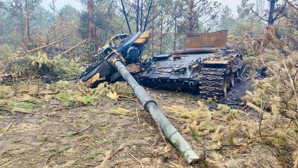 Our troops destroyed enemy equipment in Kyiv region