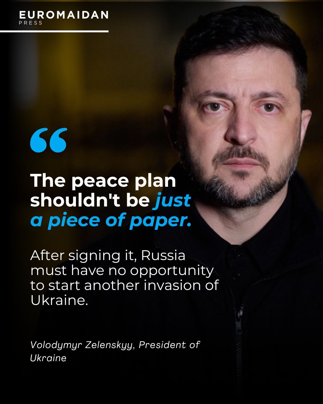 Zelenskyy Outlines Ukraine’s Fair Peace Conditions for Russia’s War