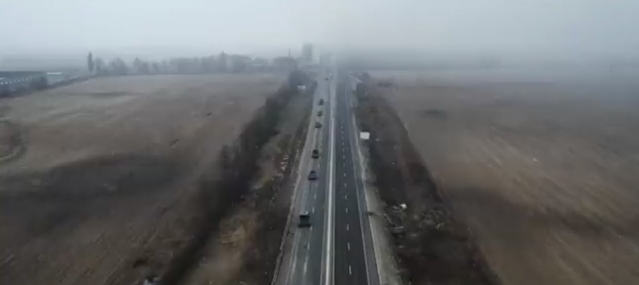 Ukrainian artillery destroys Russian vehicles in Skybyn