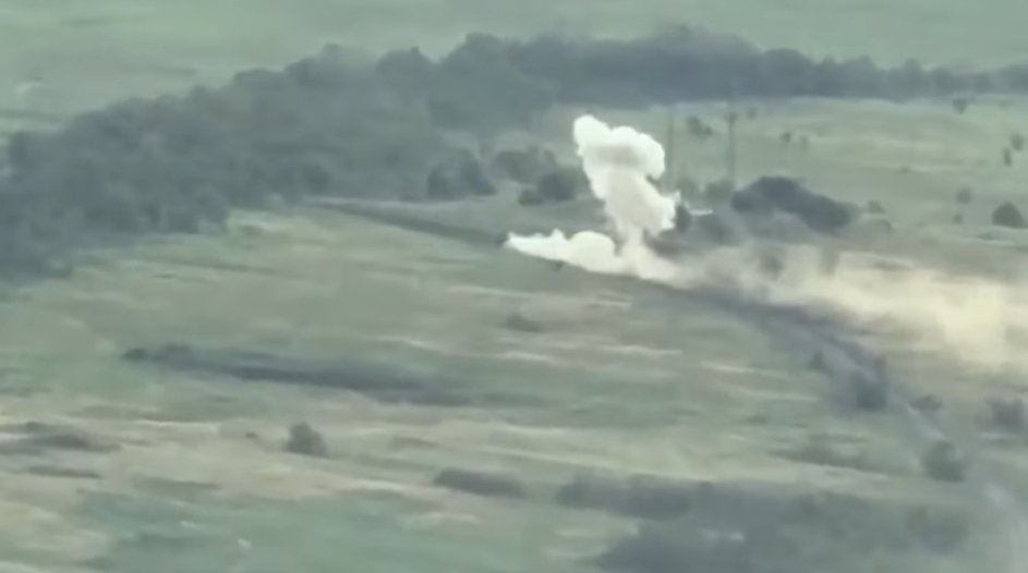 fighters of the 93rd mechanized brigade destroyed enemy tank in Kharkiv region