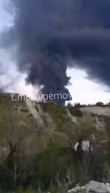 Tuapse facility burning again after drone strikes reignite fire