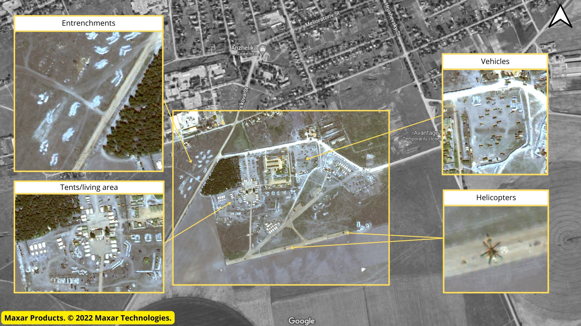 Russian forces establish camp at Chaplynka airfield in Kherson