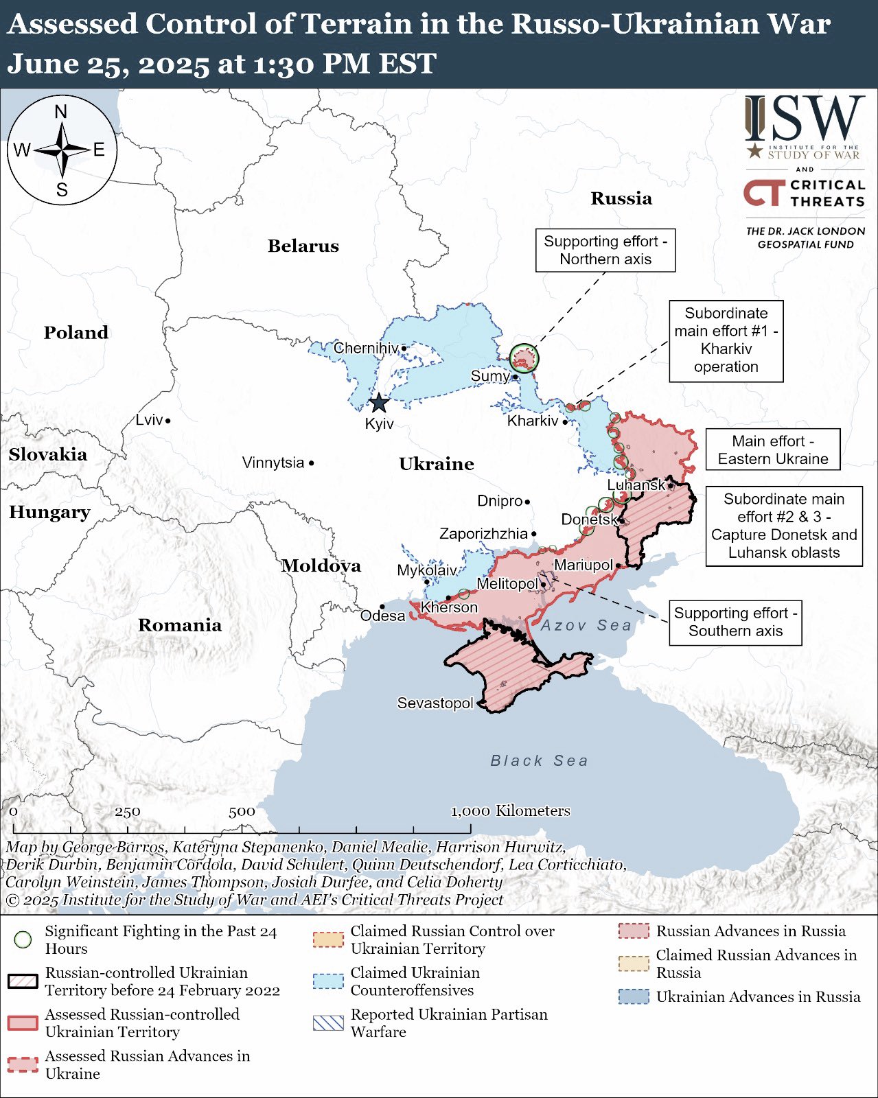 Ukraine: territorial gains and challenges for full liberation