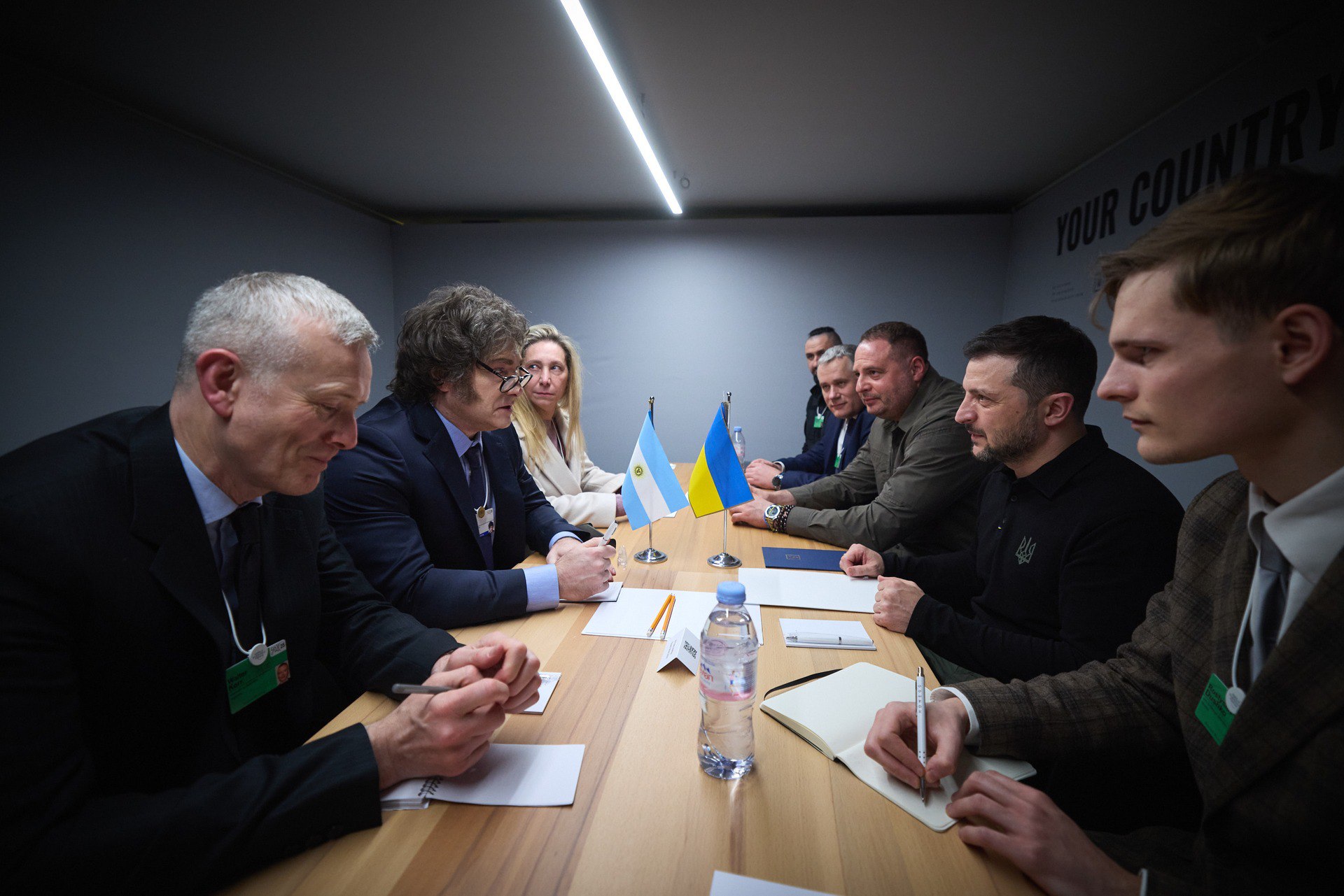 Zelensky thanks Milei for supporting Ukraine