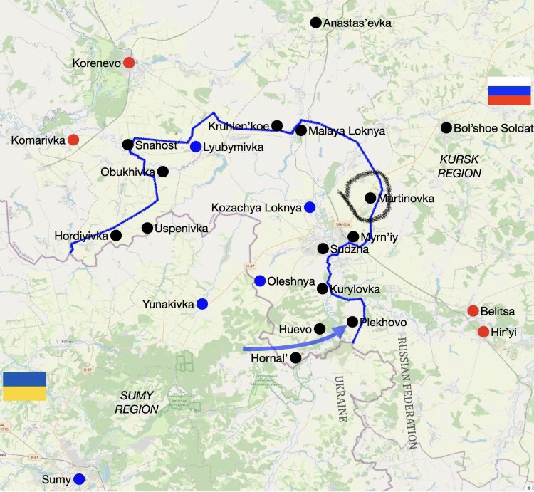 Kursk Operation: Day 5, Martinovka Under Ukrainian Control