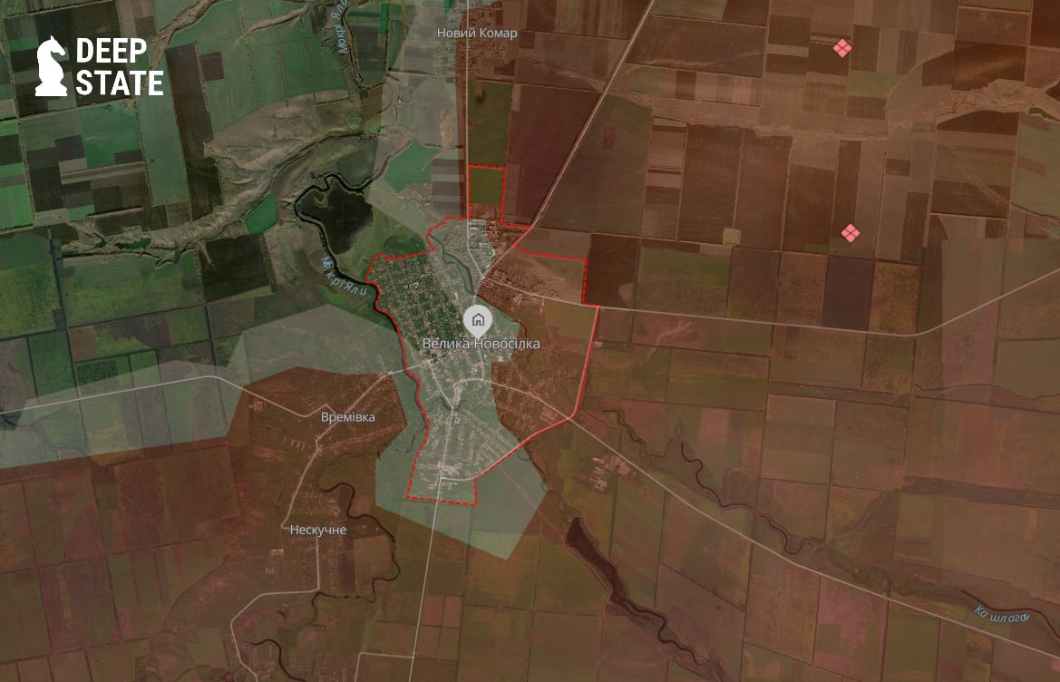 Tactical situation near Velyka Novosilka cannot be changed