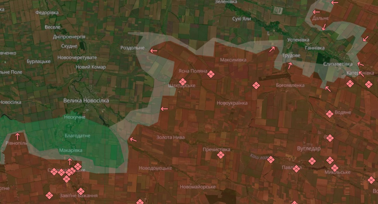 Russians occupy Dalne and advance further