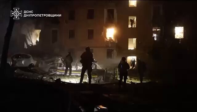 Dnipro Hit by Russian Air Attack