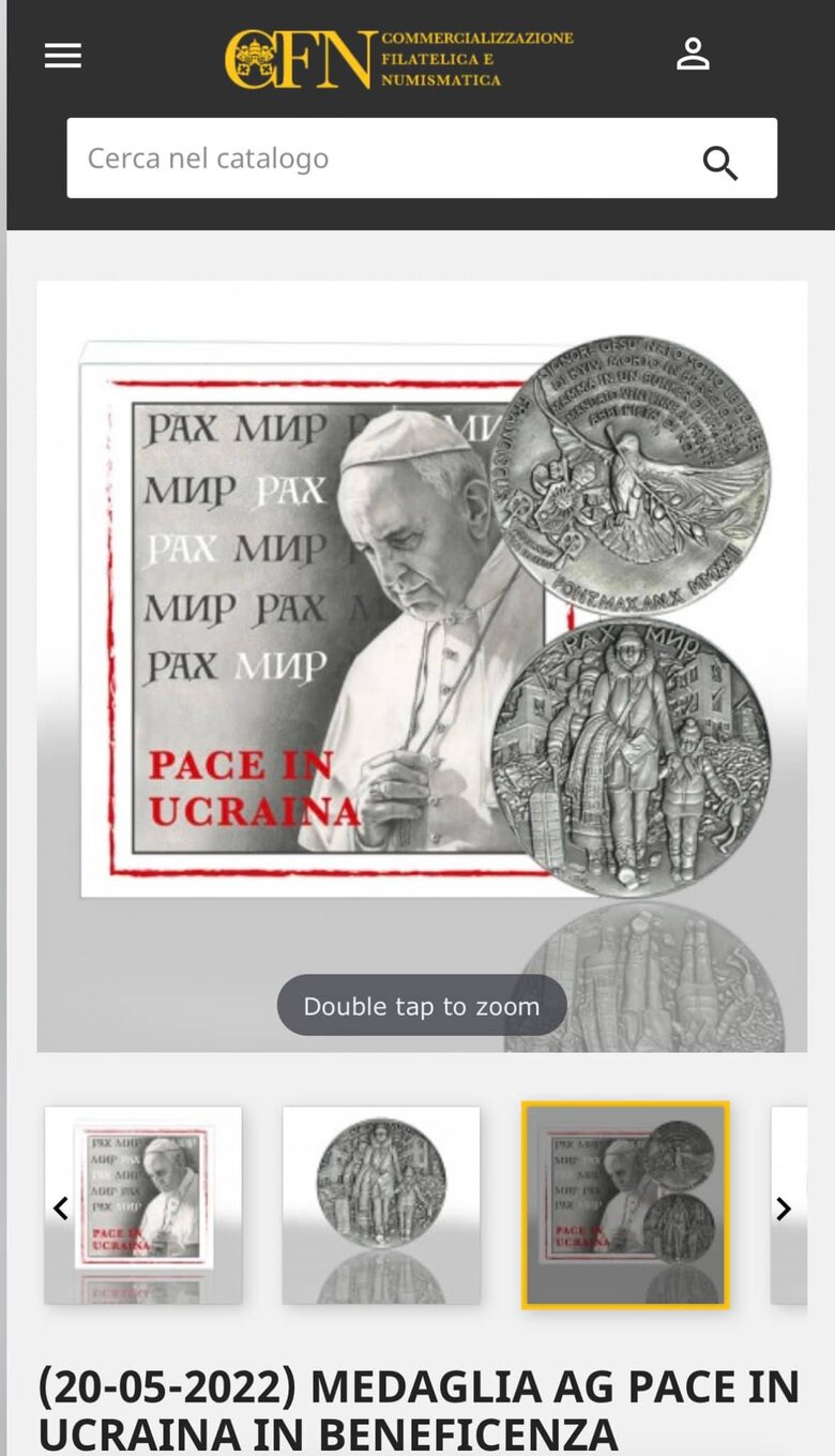 Vatican issues silver coin dedicated to Ukraine