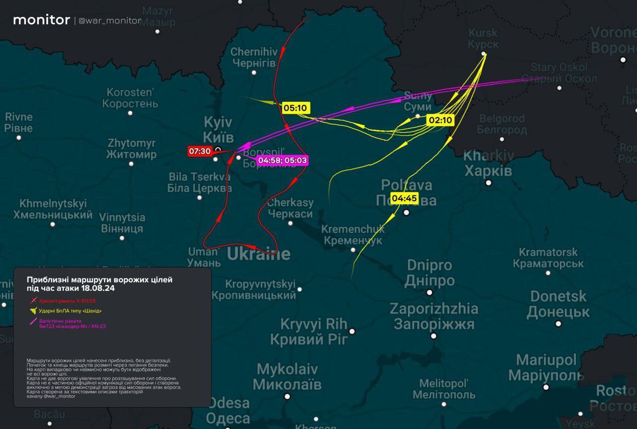 Russian missile trajectories explain Ukraine’s Kursk focus