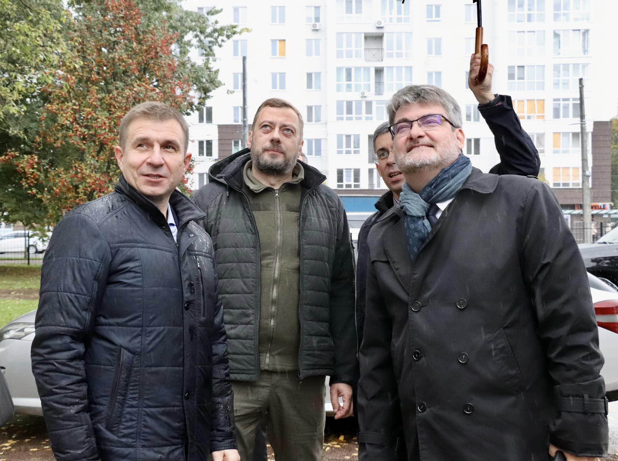 French delegation in Chernihiv for completed works