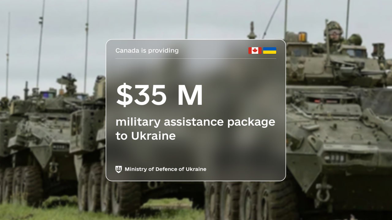 Canada allocates $35M military aid to Ukraine