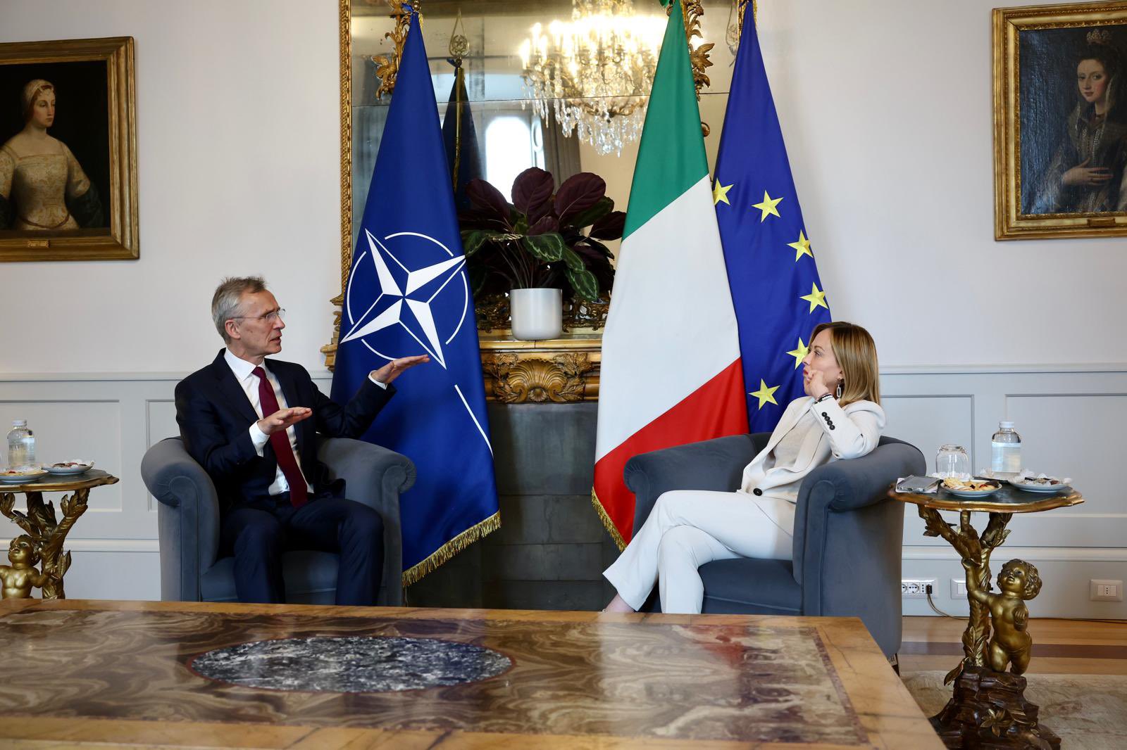 Meeting with Meloni on NATO summit prep