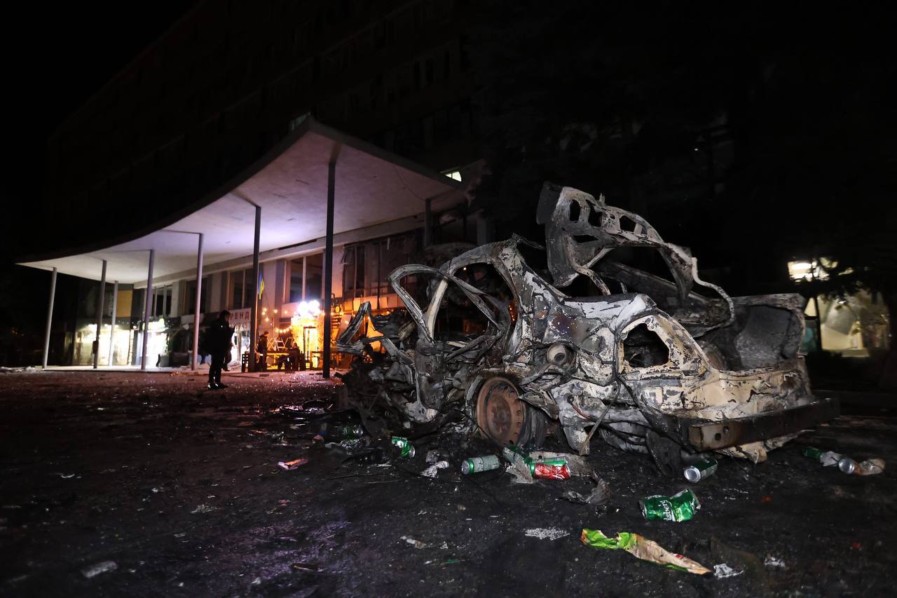 Russian drone strike on Kharkiv kills 2, injures 25