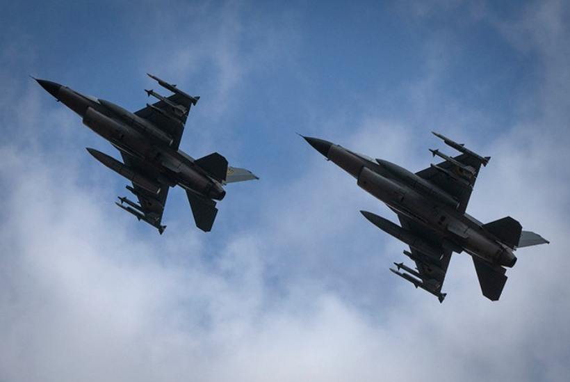 F-16s finally seen flying in the skies