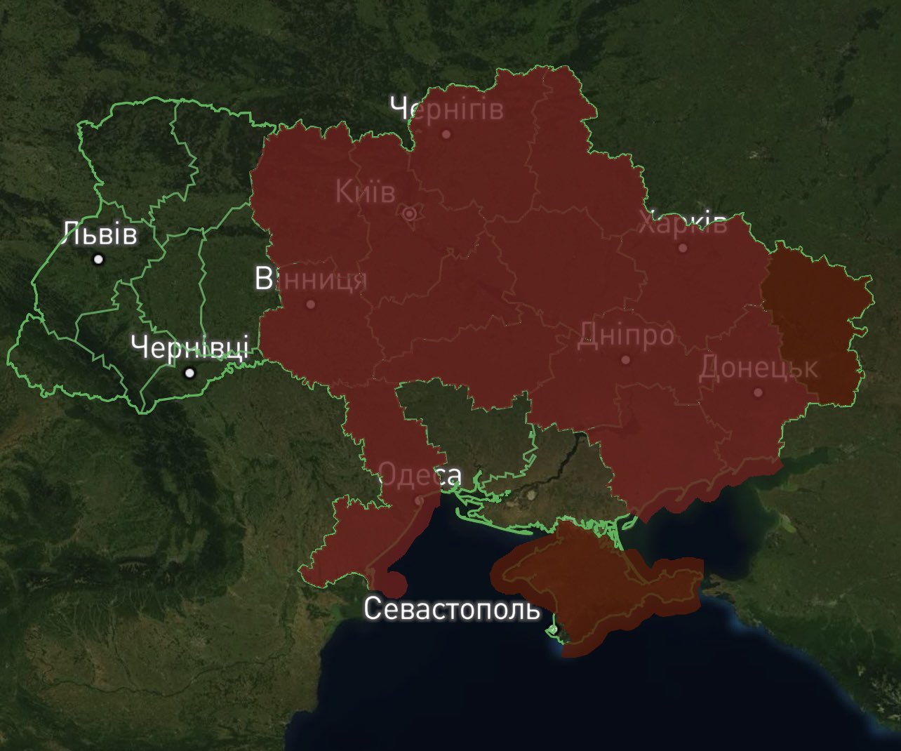 Russian ballistic missiles threaten 16 regions of Ukraine