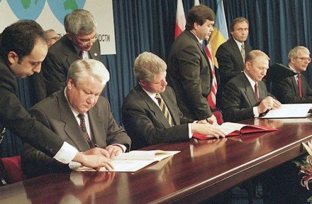 Ukraine relinquished nuclear power status 28 years ago, fulfilling Budapest Memorandum.