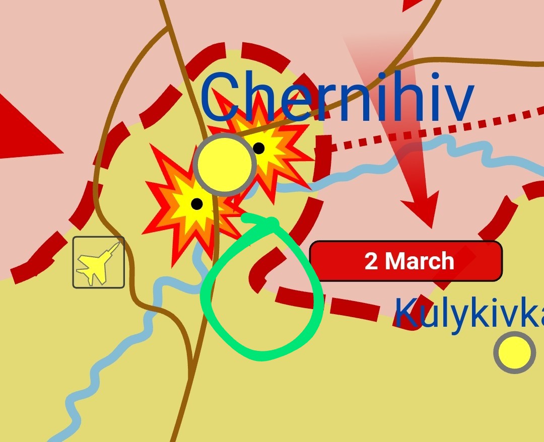 Russian encirclement attempt south-east of city thwarted, M01 access secured.