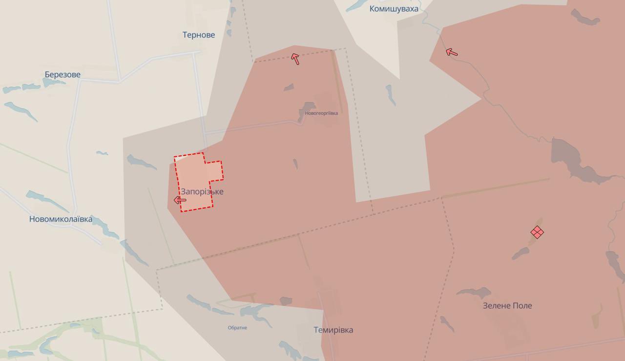 DeepState: Russian forces occupy Zaporizhzhia and Novohorhiivka
