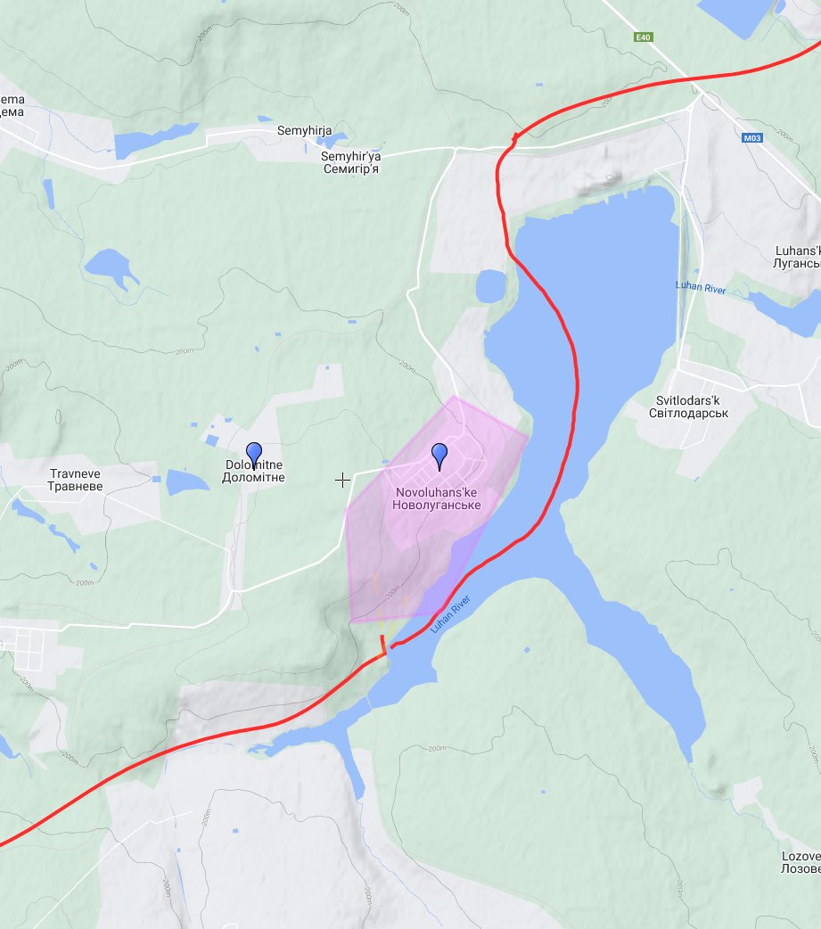 Zolota Nyva, Novoluhans’ke status: liberated or wrongly marked under RU control.