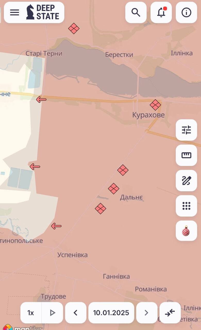 Russians occupy Kurakhove, advance near Andriivka