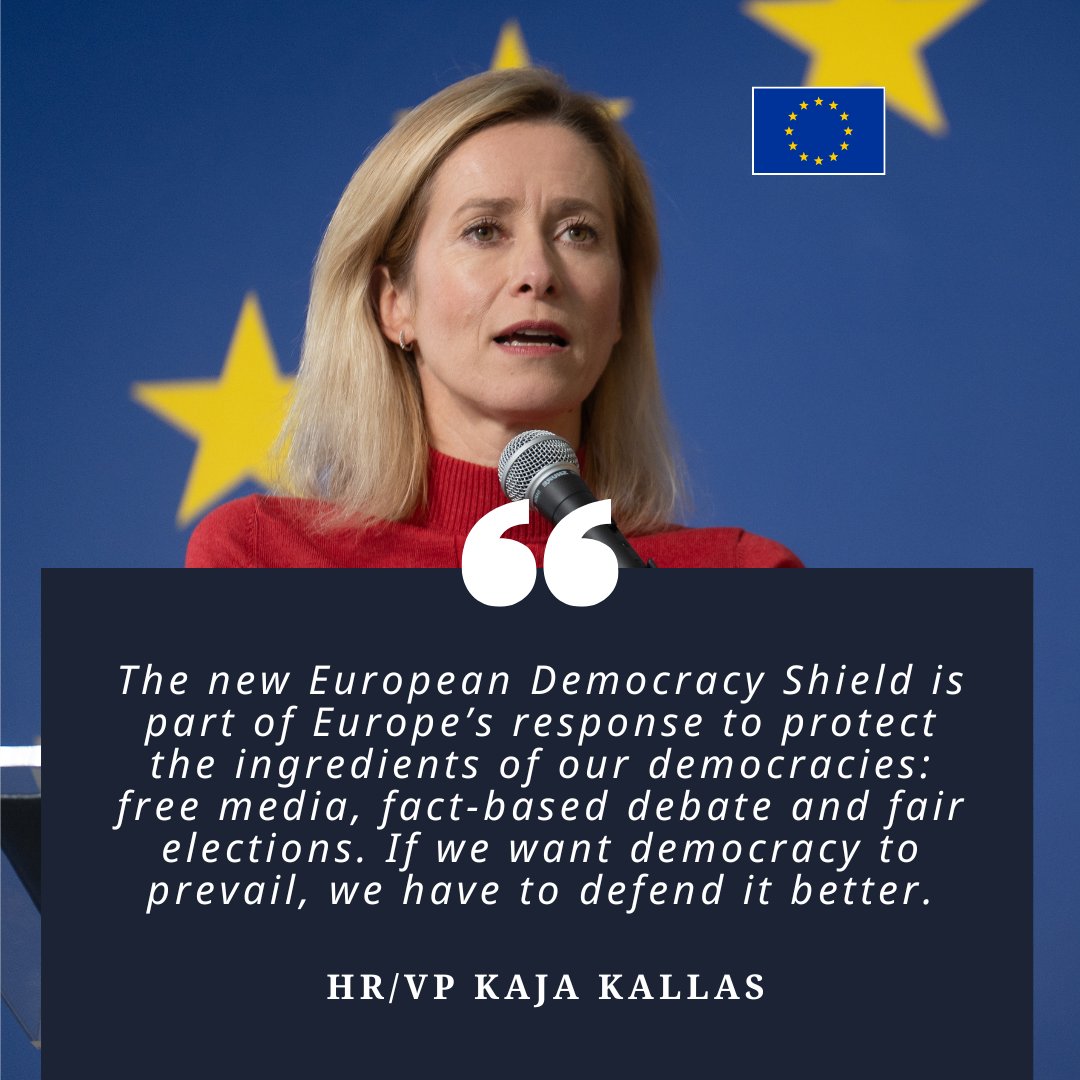EU launches European Democracy Shield to counter foreign interference